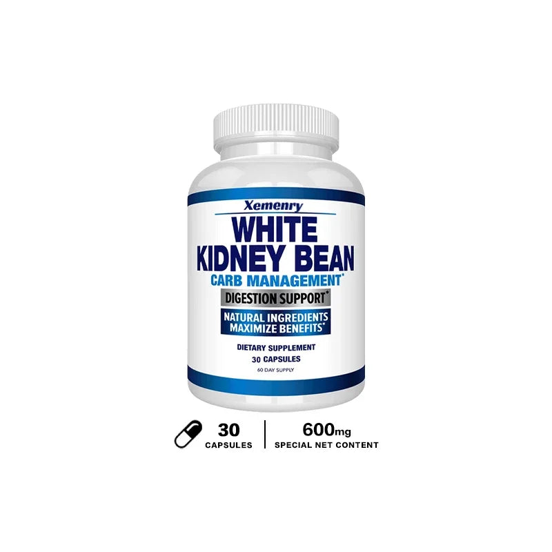Natural White Kidney Bean Extract - Trapping Carbohydrates 100% Pure Carb Blocker