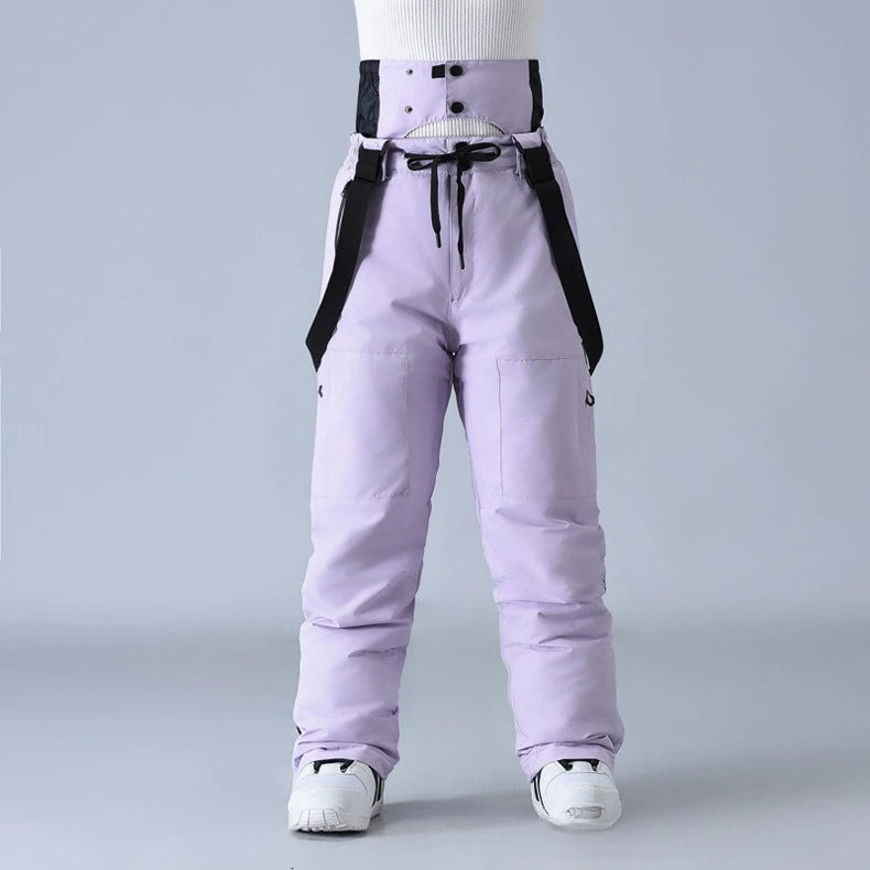 Windproof Outdoor Sport Trousers for Men and Women, Alpine Overalls, Waterproof Ski Pants, Warm Overalls, Big Ski Pants, Mountai