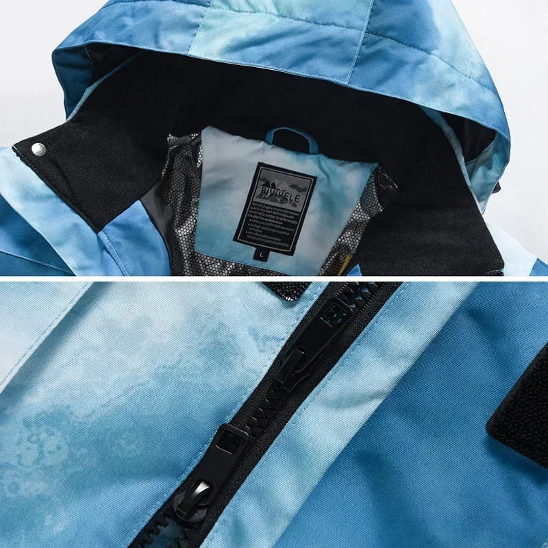 2025 new Ski Suit For Men Winter Windproof Waterproof Thick Warm Skiing Jacket Snow Pants Outdoor Male Snowboarding Clothing