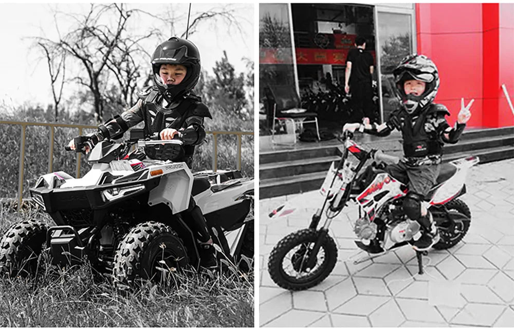 WOSAWE Children's Armor Jacket Spine Chest Protection Equipment Motocross Skateboard Moto Jacket Motorcycle Gear Moto Kids Armor