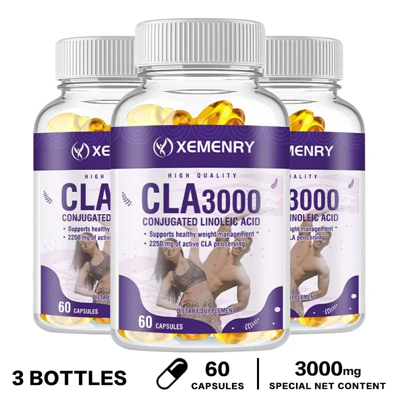 CLA Supplement - Healthy Weight Management, Increase Muscle Mass, Promote Metabolism, Anti-aging, and Maintain Overall Health