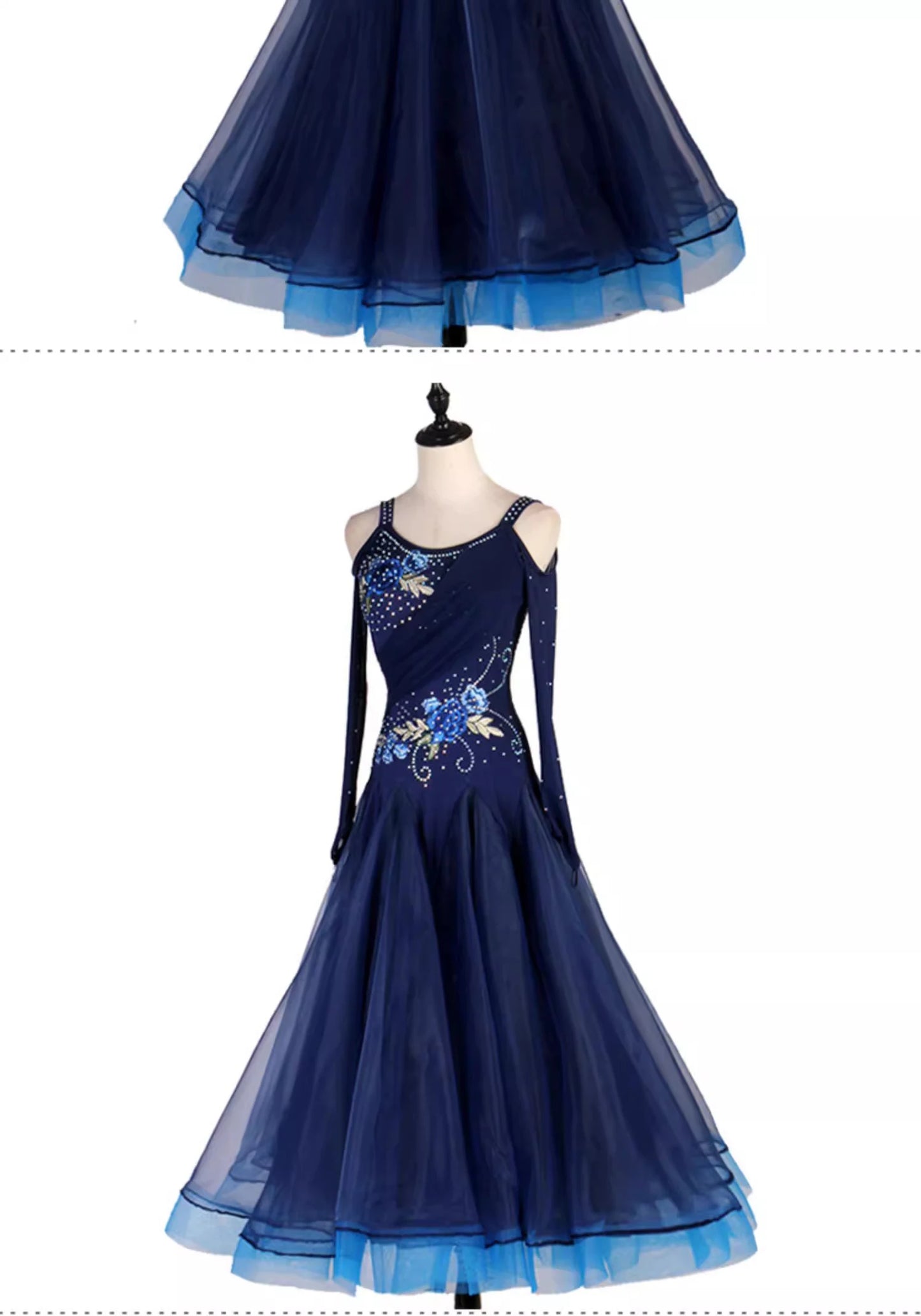 Modern Dance Competition Ballroom Dress Dancewear Womens Waltz Suit Carnival Urban Costumes Practice Wear Girls Fashion Clothing