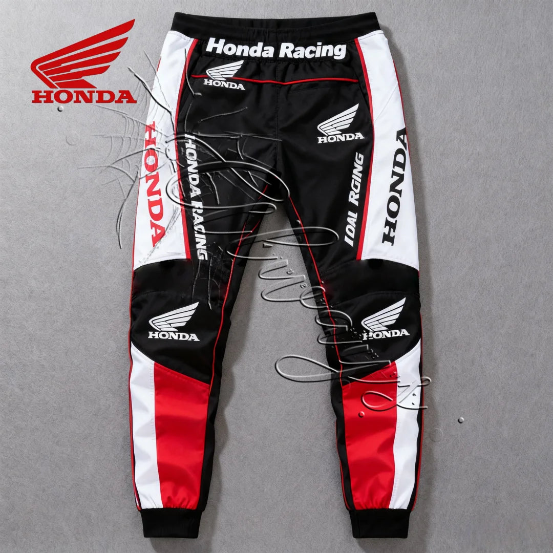 2026 Honda Racing New Design Motorcycle Suit Men's Outdoor MOTO Off Road Mountain Bike Speed Drying Pants Sports Sunscreen Pants