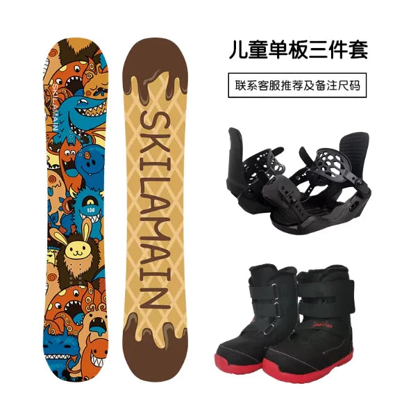 сноуборд детский New Children's Snowboard All-around Board All Terrain Board Snowboard Snowboard Set