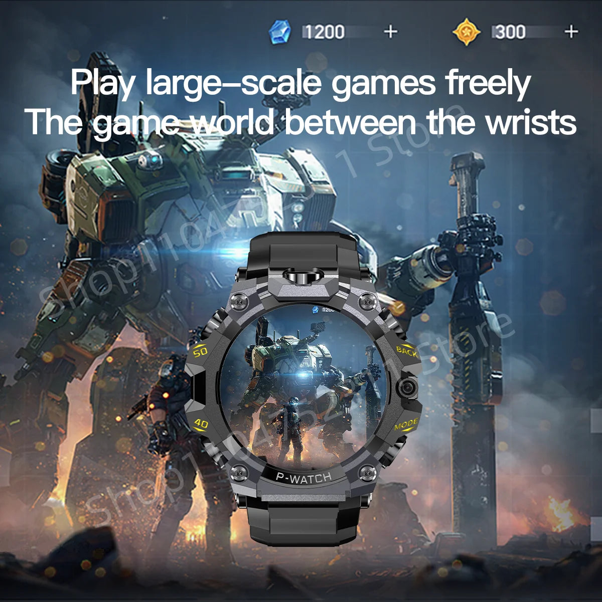 P-Watch 5g Full Netcom Smartwatch 1.508 inch Amoled HD Screen inset 4g/5g Sim Card GPS WIFI IP68 Waterproof Swimming Smart Watch