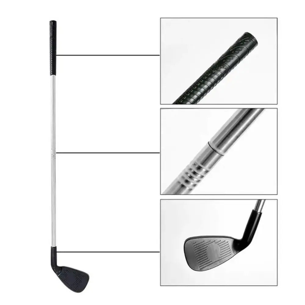 Sports Plastic Metal Golf Long Putter Silver Black Detachable Fitness Golf Toys Golf Games