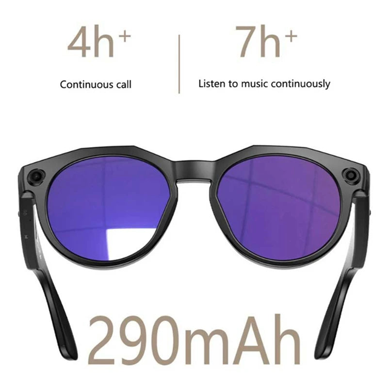 Lenovo 8K HD Smart Glasses Bluetooth music listening Voice Assistant Control 800MP Camera Bluetooth Call Translation Sunglasses