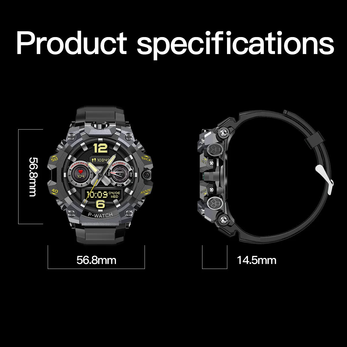 Q668 Smartwatch Android 10.0 Smart Watches With 1.95 inch Amoled Larger Screen insert 4g/5g Sim Card GPS WIFI IP68 Waterproof