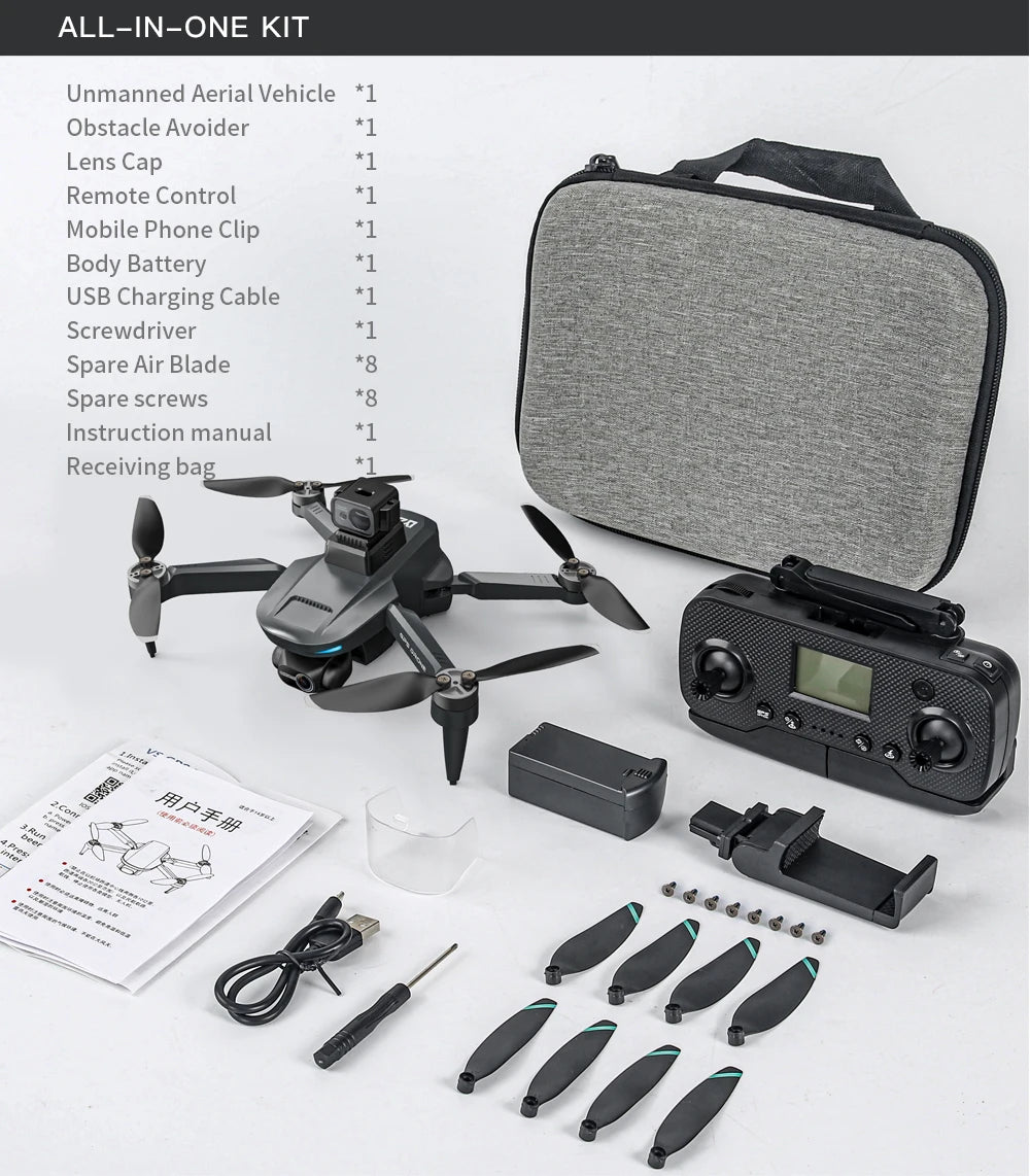 L200 PRO MAX Drone 4K Professional EIS Camera 2-Axis Gimbal 360° Obstacle Avoidance Brushless Motor GPS Quadcopter FPV RC Drones