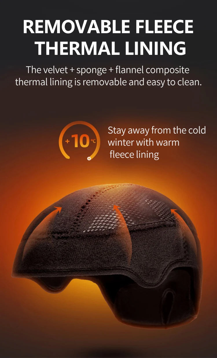 Eastinear's New Lightweight All-in-one Goggles Ski Helmet Men's and Women's Children's Outdoor Skiing and Snowboarding Equipment