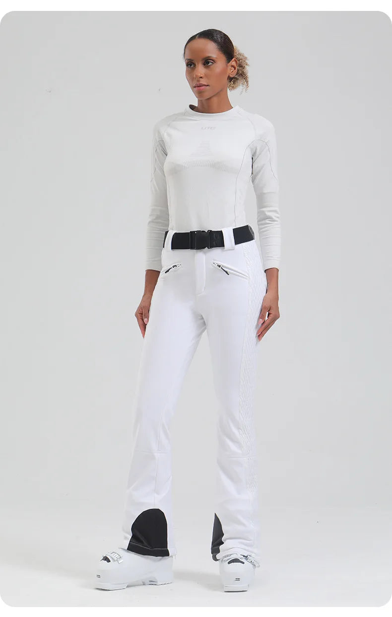 Ski Pants New Women's Double Board Slim Winter Windproof Waterproof Warm Outdoor Sports Ski Pants