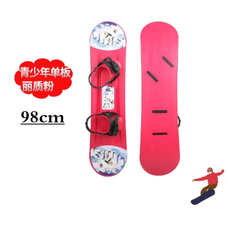 Ski Equipment for Male Female Snowboarders Beginners with Fixators Children's Snowboarding 키즈스노우보드