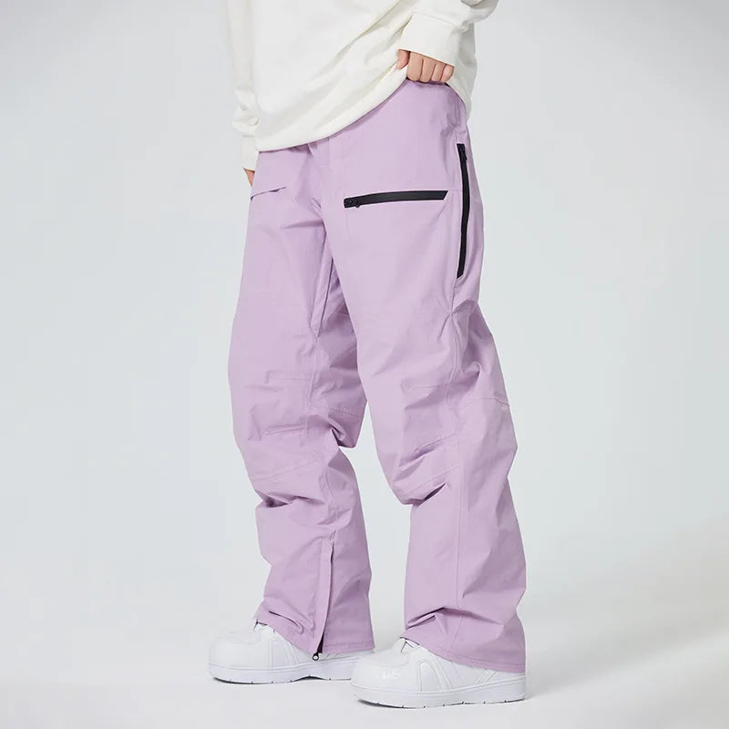 SEARIPE Premium Full-Tape Seam Ski Pants for Men & Women - Waterproof Windproof Insulated Snowboard Pants with Thermal Lining