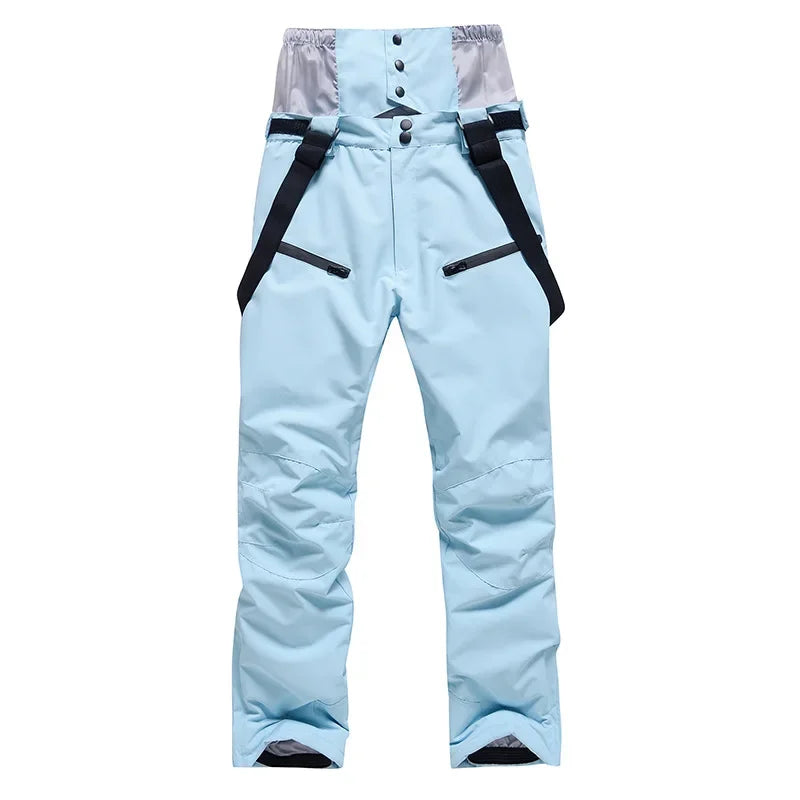 Winter Unisex Ski Pants Windproof Waterproof Snowboard Wear Outdoor Warm Snow Sports Pants Men Women Skiing Trousers