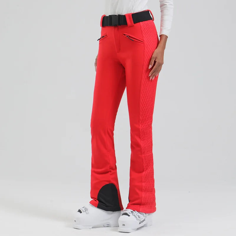Ski Pants New Women's Double Board Slim Winter Windproof Waterproof Warm Outdoor Sports Ski Pants