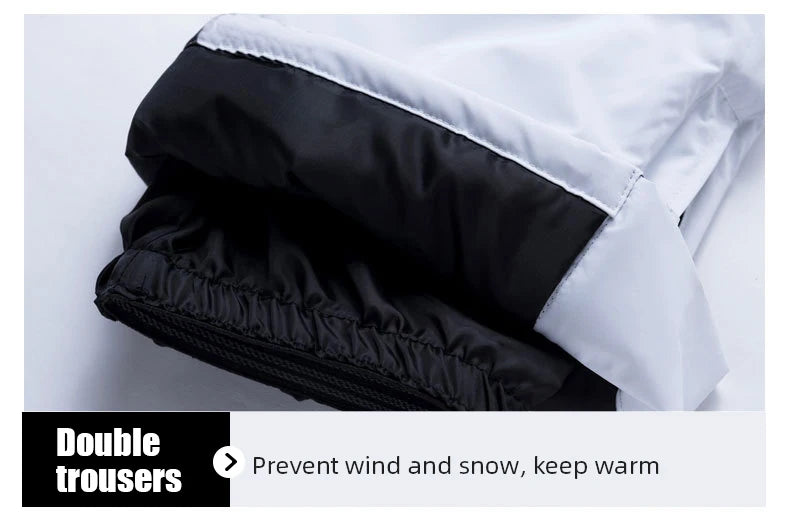 Women Ski Jacket+Pants Winter Warm Windproof Ski Suit Female Snowboard Snow Coat Trousers Outdoor Sports Camping Brand Ovearalls