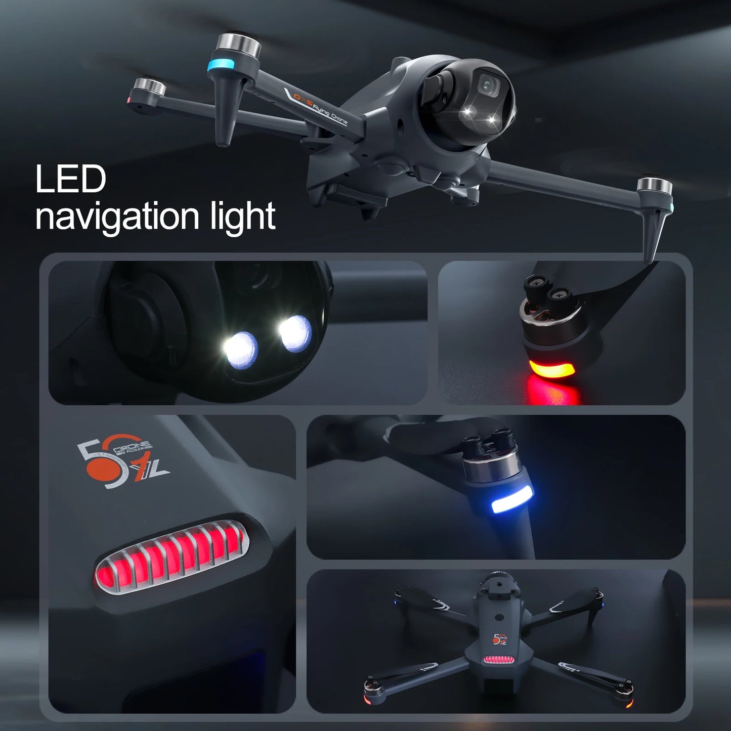 2026 YL059 GPS Drone Gimbal 8k HD Camera 5G WIFI Large Screen Remote  22min Flight Professional Foldable Brushless RC Quadcopter
