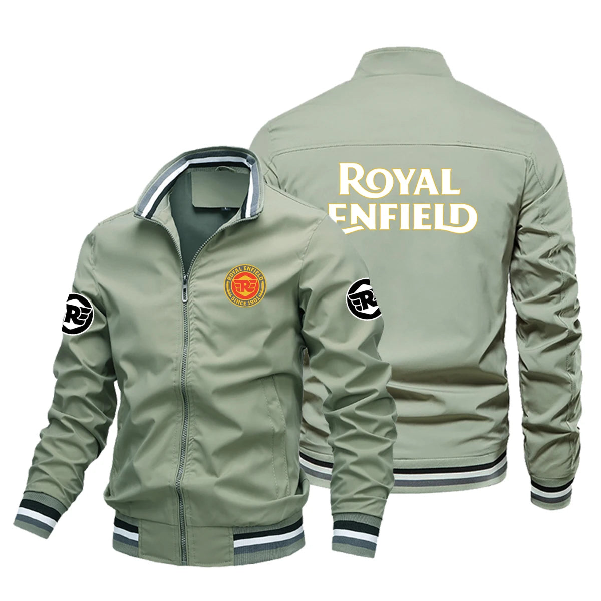 2025 New Retro style Royal Enfield Motorcycle Jacket Racing Jacket Windbreaker Outdoor Sports Bicycle Jacket Men's Clothing tops