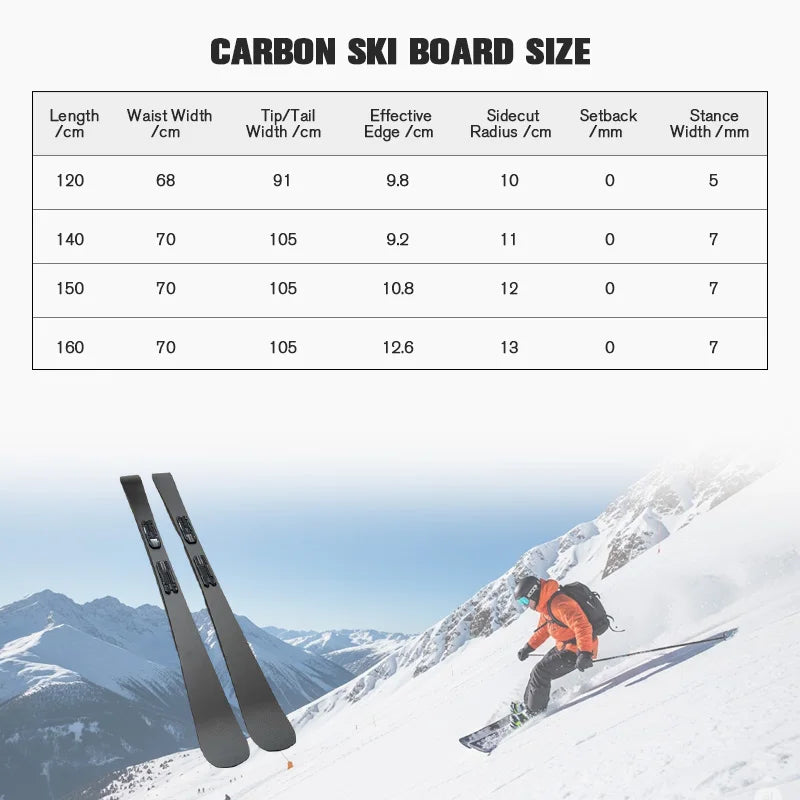 Winter Sports Freeride Freestyle Carbon Fiber Skiing & Snowboarding Snow Board Ski Products Snowboards Skis Skiboard
