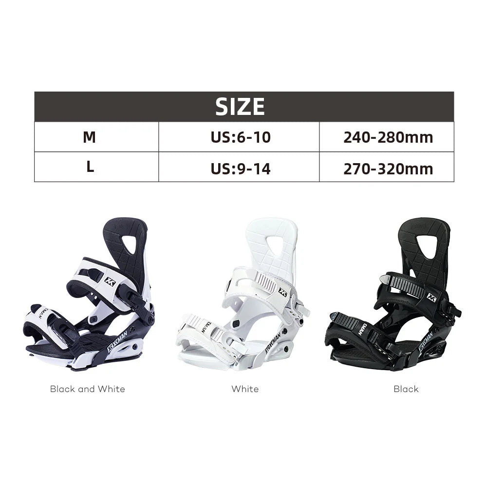 Camber Carbon Fiber Wood Core Snowboard With Bindings and Snow Shoes