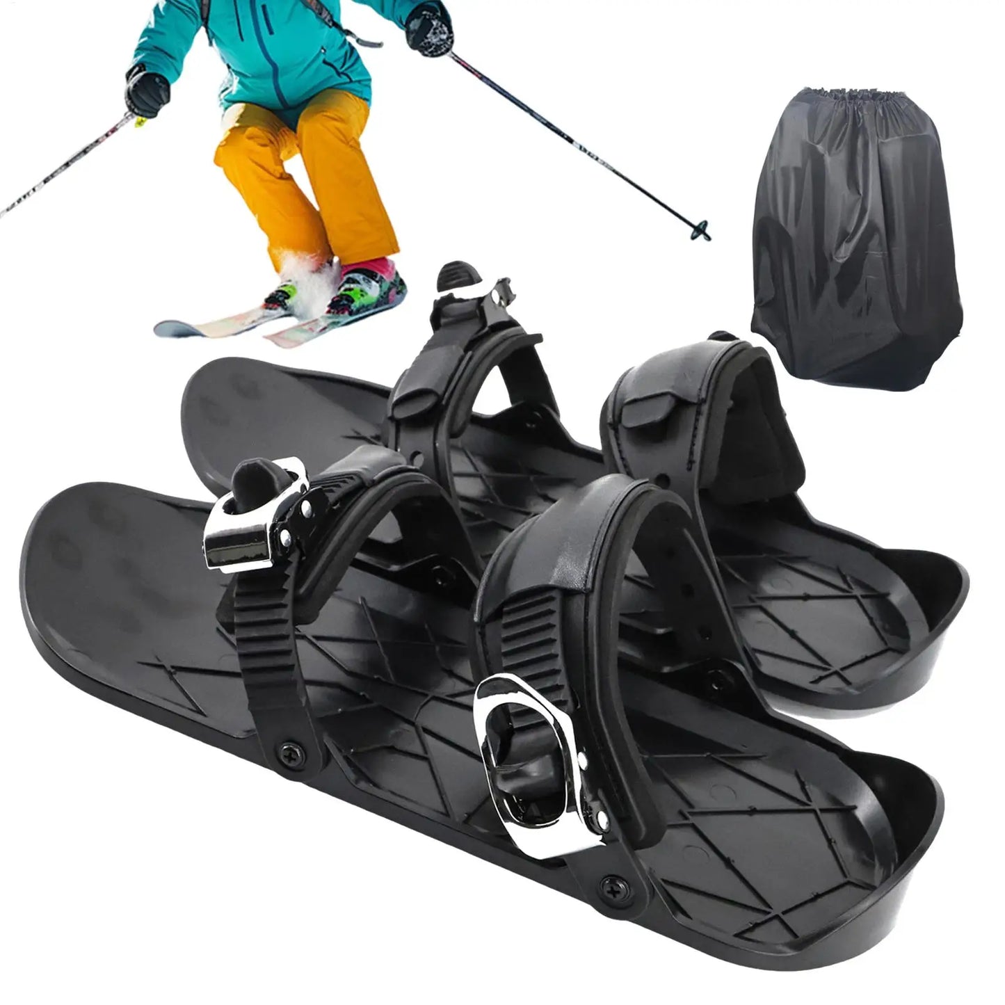Winter Ski Boots Breathable Snow Boots Ice Skating Shoes for Beginners Adults Cold Weather Outdoor Sports Snowboarding Gear