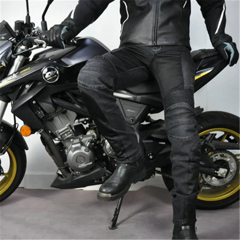 2024 New PK719 Upgrade Model Motorcycle Summer Riding Jeans With Breathable Net Knight CECertification Equipment Anti-fall Pants
