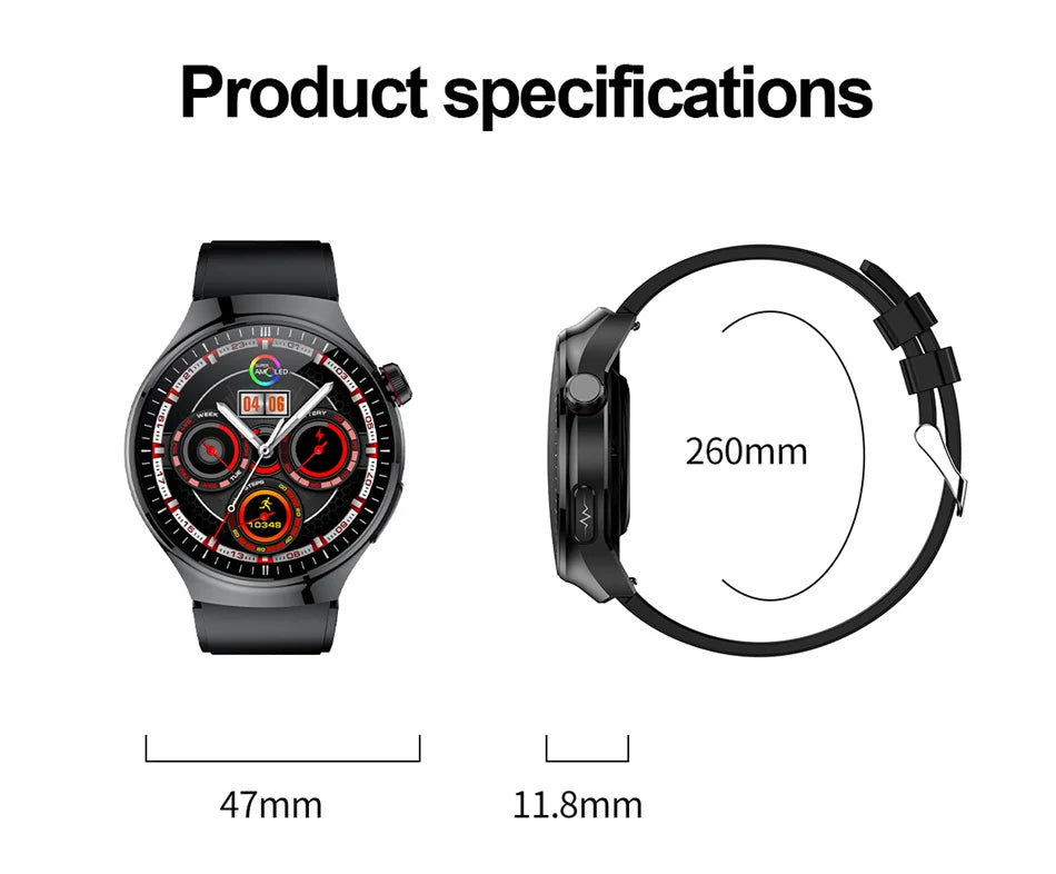 2026New high-end Smart Watch Men Women Health Measurement Blood Oxygen Bp physical examination call exercise ECG Smartwatch Man