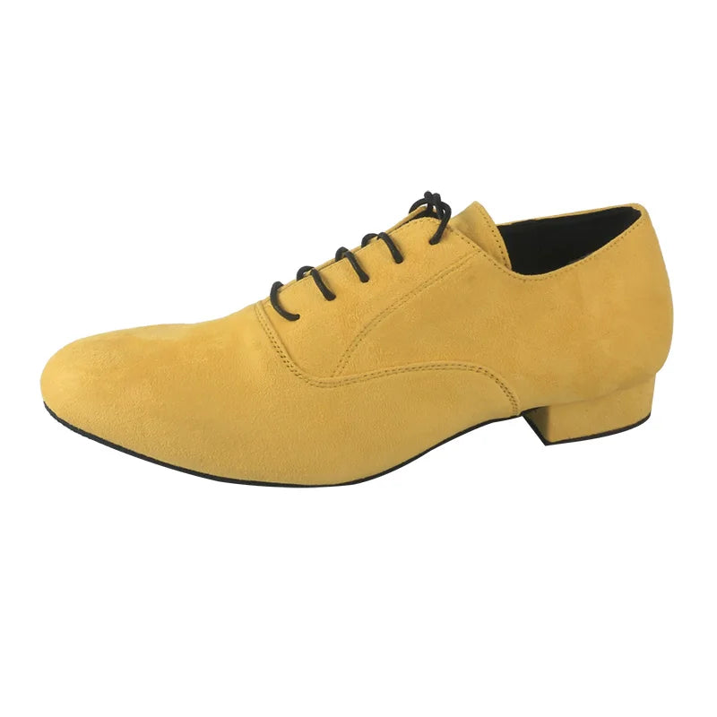 Wedopus 2.5CM Smooth Men's Dance Shoes Royal Blue Shoes for Ballroom Dancing Suede Bottom Dropshipping
