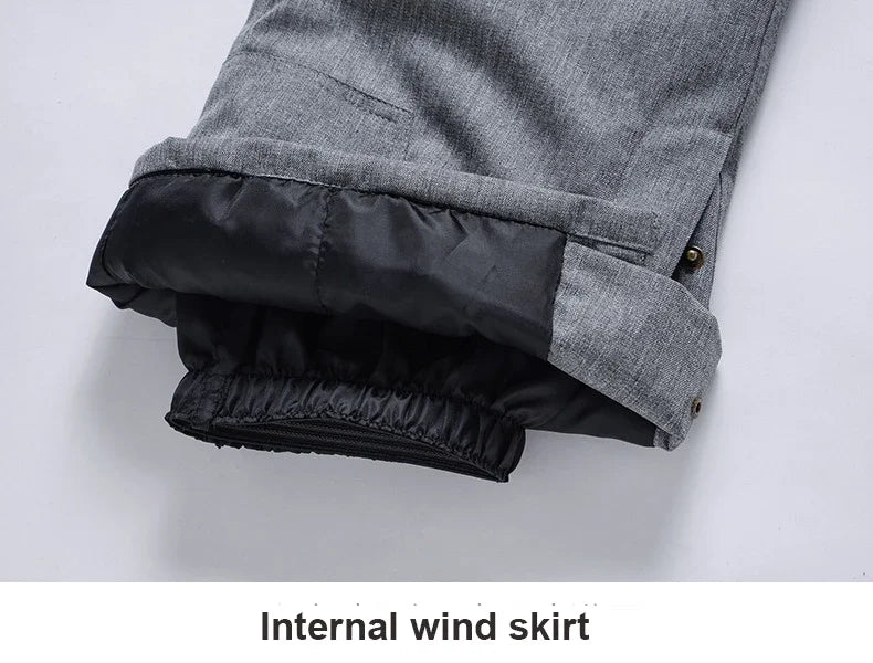 Winter Outdoor Mountain Waterproof Ski Pants For Men Women’s High Quality Windproof Warm Snow Trousers Ski Snowboarding Pants