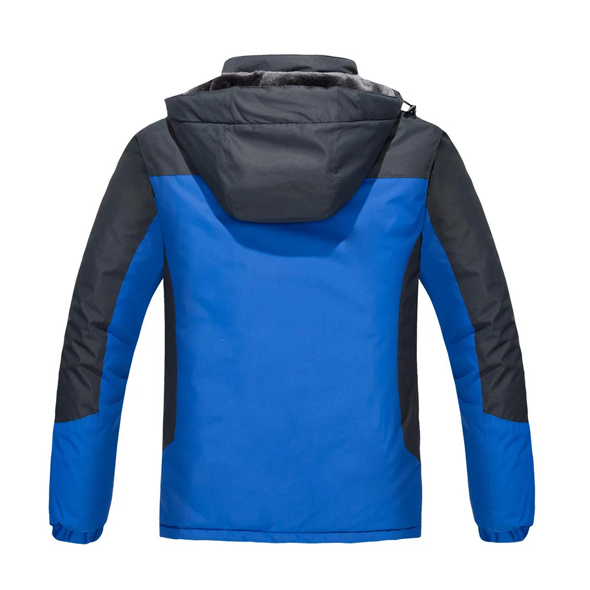 TACVASEN Men's Fleece Lined Skiing Jacket Windproof Detachable Hood Winter Thicken Warm Parkas Waterproof Outdoors Working Coat