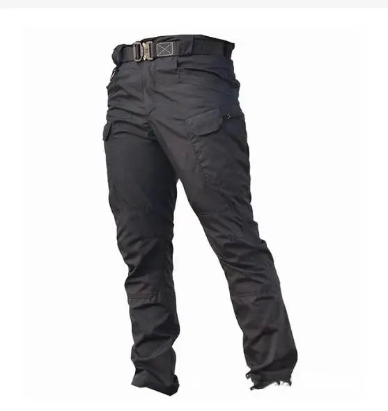 Mens Waterproof Cargo Pants Elastic Multiple Pocket SWAT Combat Trousers Outdoor Joggers Pant Tactical Hiking Hunting Pants Men