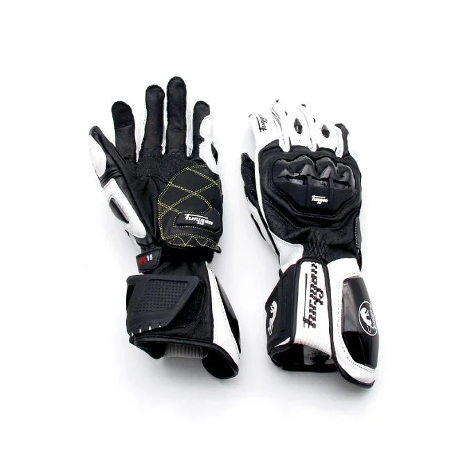 AFS18 Motorcycle gloves hard shell high-quality leather gloves Furygan Loire motorcycle riding protective long gloves