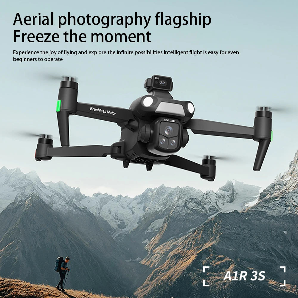 For Xiaomi A1R 3S GPS Drone 360°Laser obstacle avoidance 8K Professional HD Camera UAV WIFI Brushless Foldable Quadcopter Dron