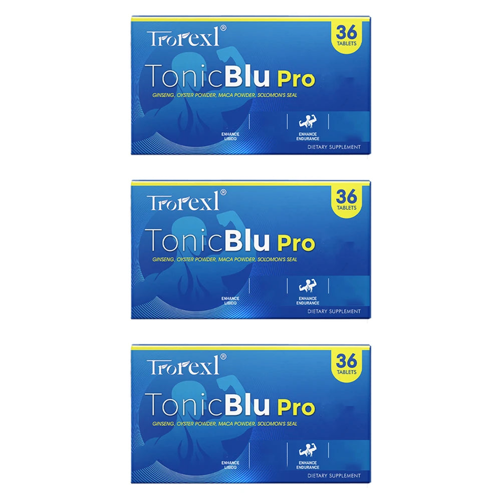 Trorexl-TonicBlu Pro Powerful High Purity Blue pills Natural Endurance Capsules for Men