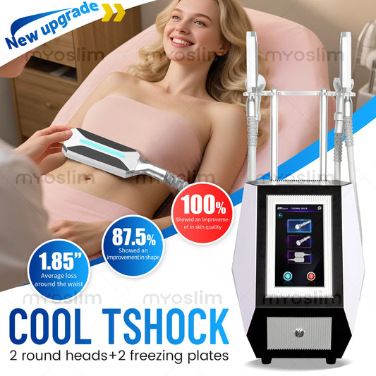 NEW Cool T Shock Cryoskin 4.0 Machine Portable Equipment Hot and Cold Skin Tightening Loss Weight Body Slimming Machine