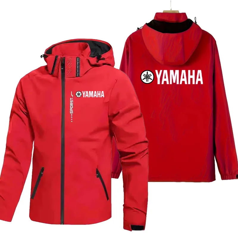 2026 Yamaha NEW Off-road Motorcycle Waterproof Jacket Men's And Women's Yamaha Logo  Outdoor Sports Hooded Zipper Jackets Coat