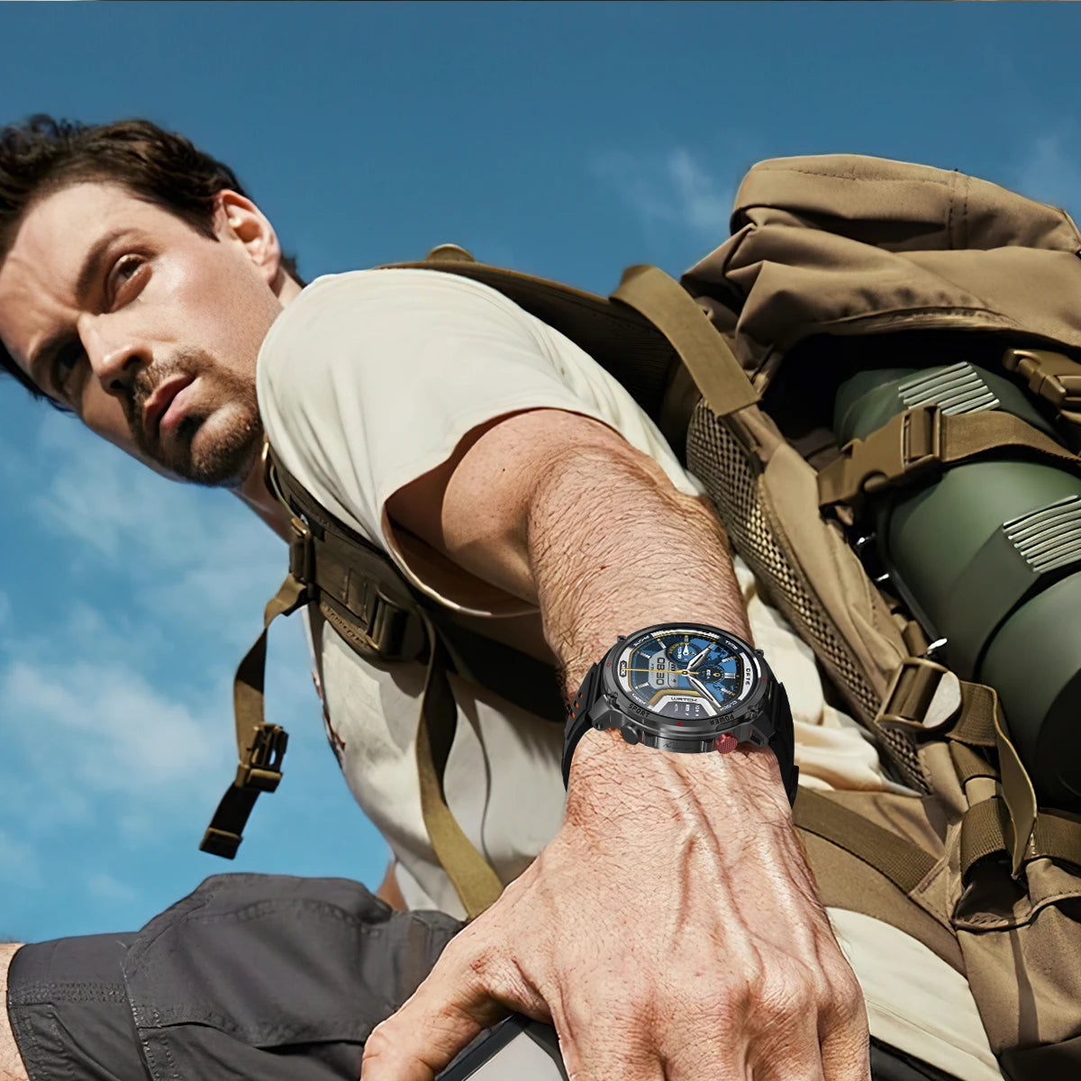 New T-Rex3 Ultra 1100mAh Battery Smart Watch GPS Track Compass IP69K Waterproof Sports tracker Outdoors Military Smartwatches
