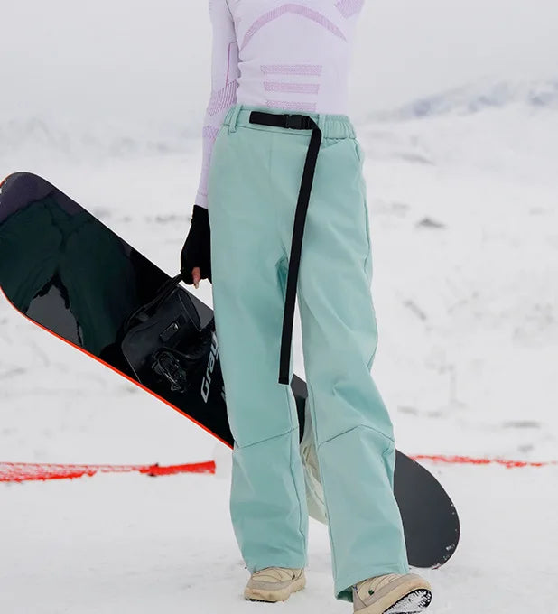 New Trendy Windproof And Warm Rabbit Ear Snow Clothes Men's And Women's Velvet Ski Clothes Set Couple Snow Clothes