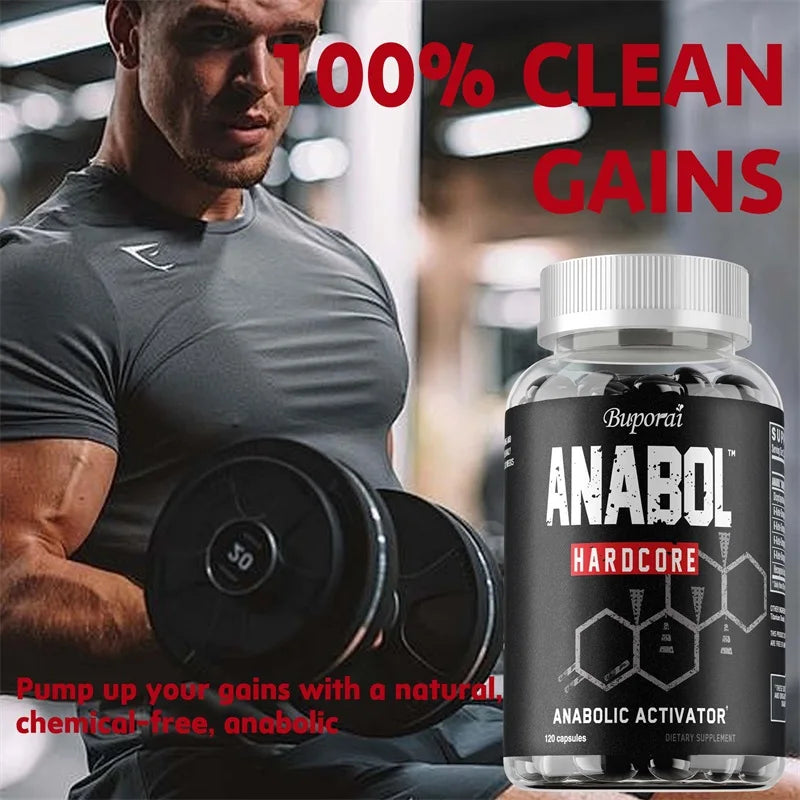 Anabol Supplement - Enhances Energy Endurance, Contributes To Muscle Growth, Strength Improvement, Cognitive Health, Memory
