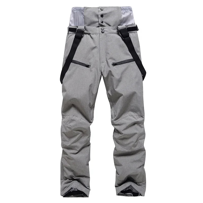 Winter Unisex Ski Pants Windproof Waterproof Snowboard Wear Outdoor Warm Snow Sports Pants Men Women Skiing Trousers