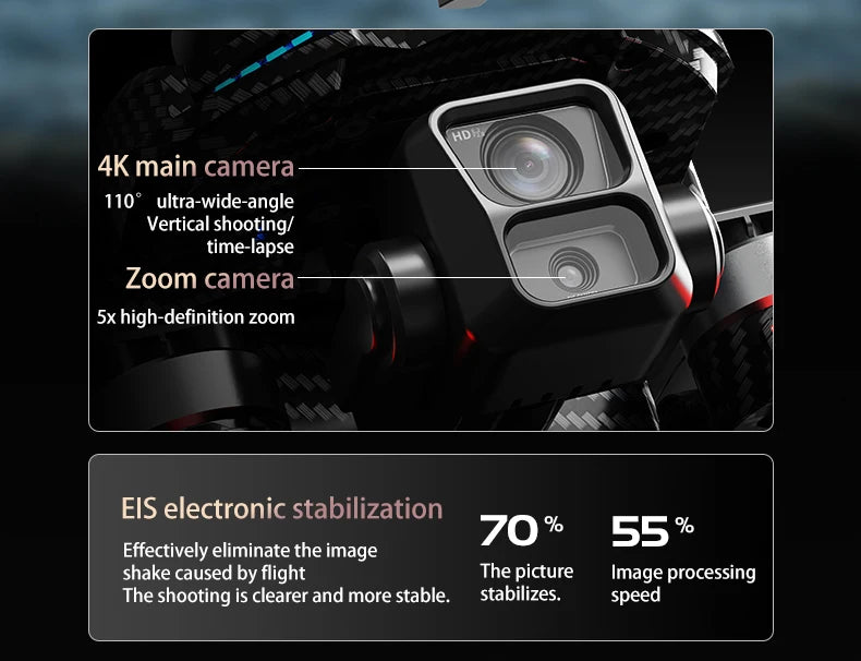 AE60 Ultra GPS Drone Profesional 8K HD Camera 3-axis gimbal Aerial Photography 12KM Obstacle Avoidance FPV Airdrop Fishing Drone