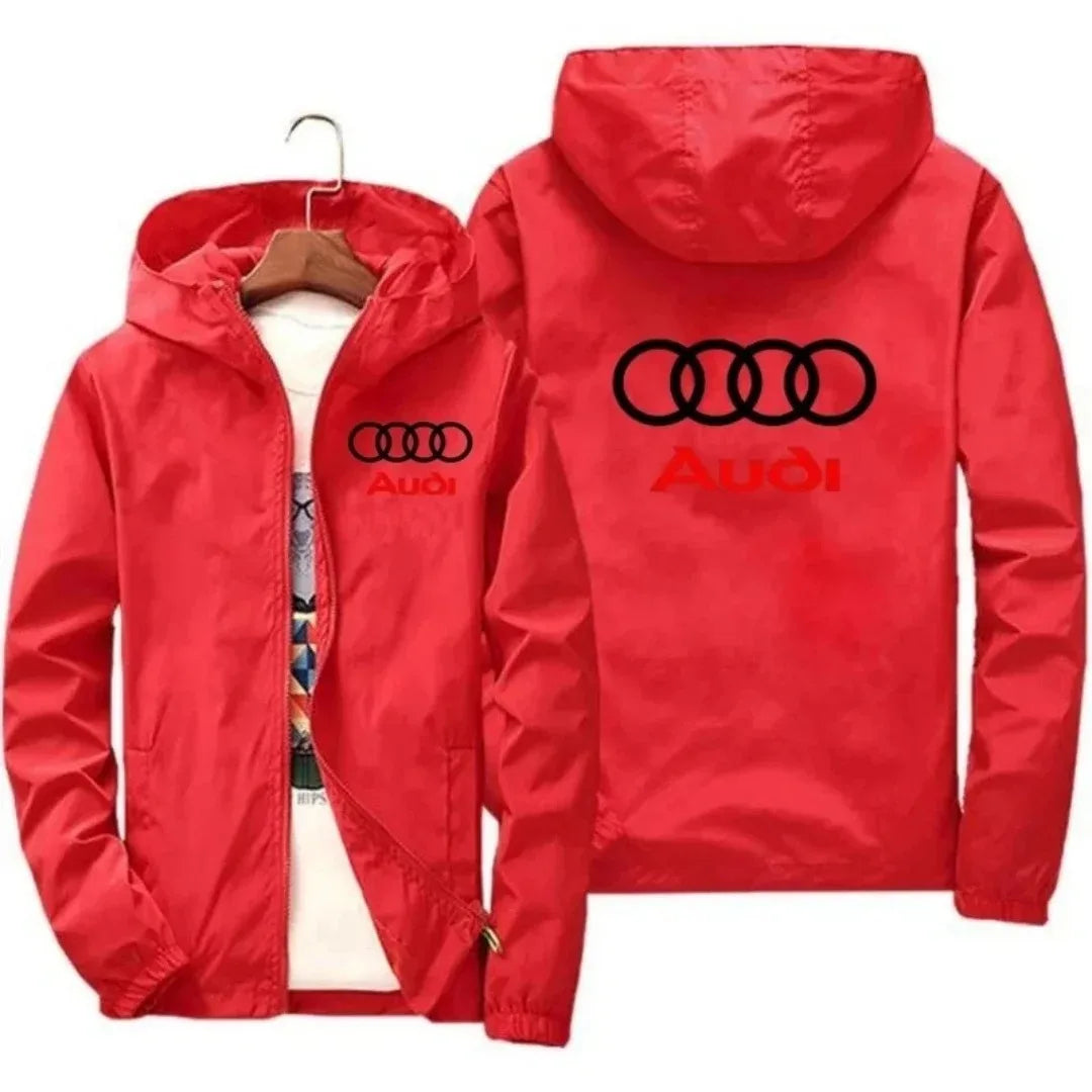 Audi motorcycle windproof and waterproof jacket, exquisitely designed, simple and fashionable, suitable for riders and casual we