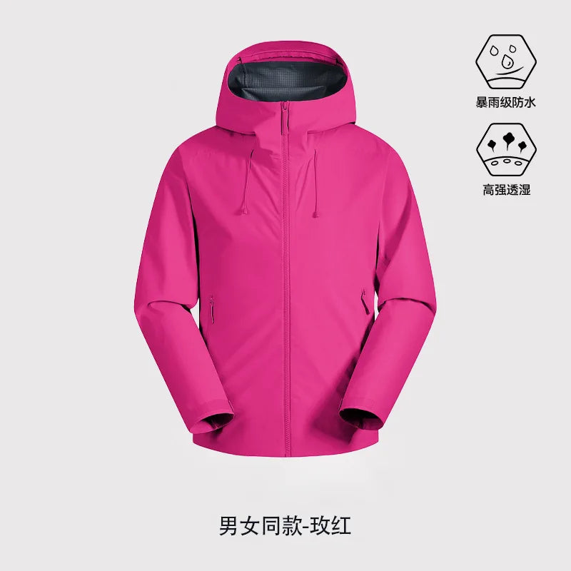 Jackets, fashionable men's and women's mountaineering suits, high breathability, waterproof and high-quality jackets.