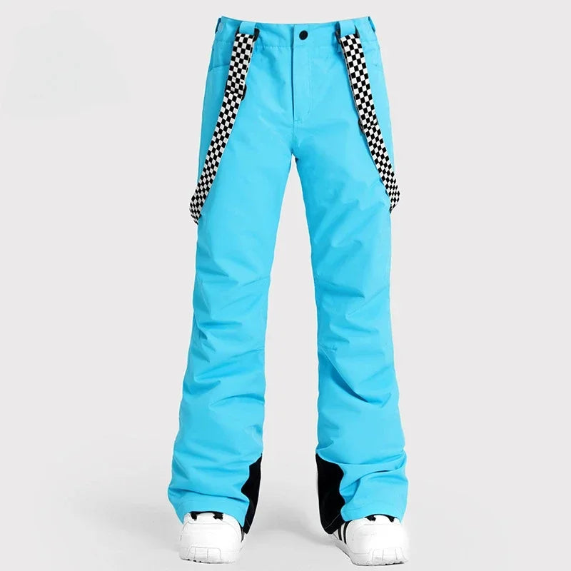 Winter Women Skiing Pants 2025 Outdoor Overalls Waterproof Windproof Snow Trousers Adult Warm Ski Pants Snowboard Sport Clothing