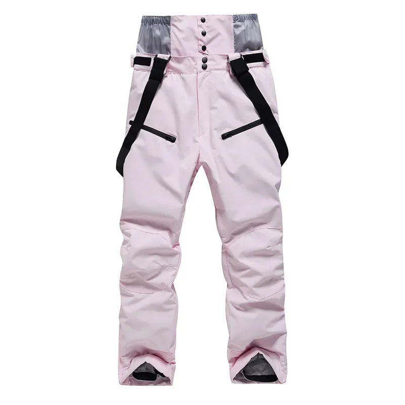 Winter Unisex Ski Pants Windproof Waterproof Snowboard Wear Outdoor Warm Snow Sports Pants Men Women Skiing Trousers