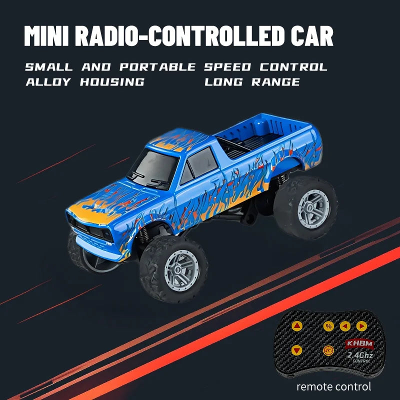 New RC Car MINI Alloy 1/64 Remote Control Car Convenient to Carry 60 Minutes of Work Time Children's Gifts Electronic Toys