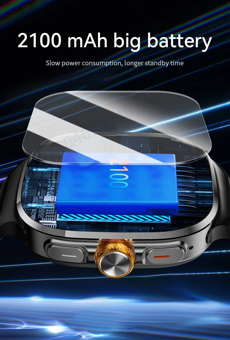 M99 Smartwatch 5G With 2.4inch Amoled Screen 900W Rotating Camera WIFI GPS Position Compass NFC Bluetooth Smart Watch Men Women