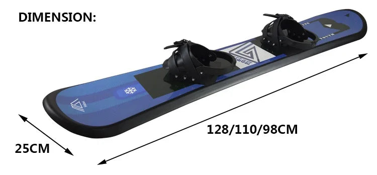 Wholesale Dual Cheap HDPE Plastic Lightweight Baby Snowboard Toys for Sale