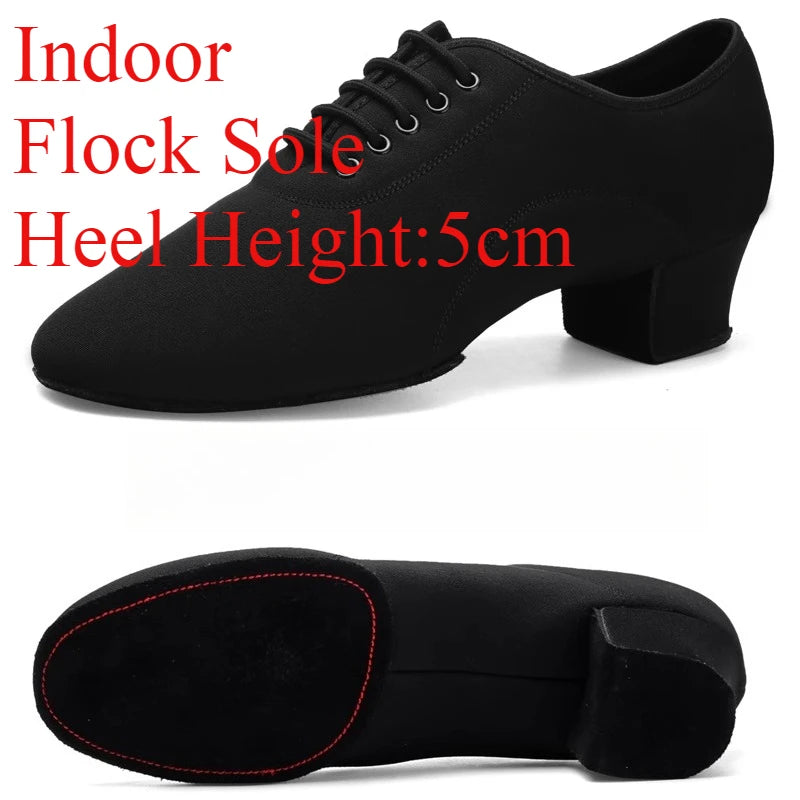 Mens Dance Shoes  Outdoor Indoor Ballroom Waltz Dance Shoes Adult Black Tango Jazz Modern Dance Shoes