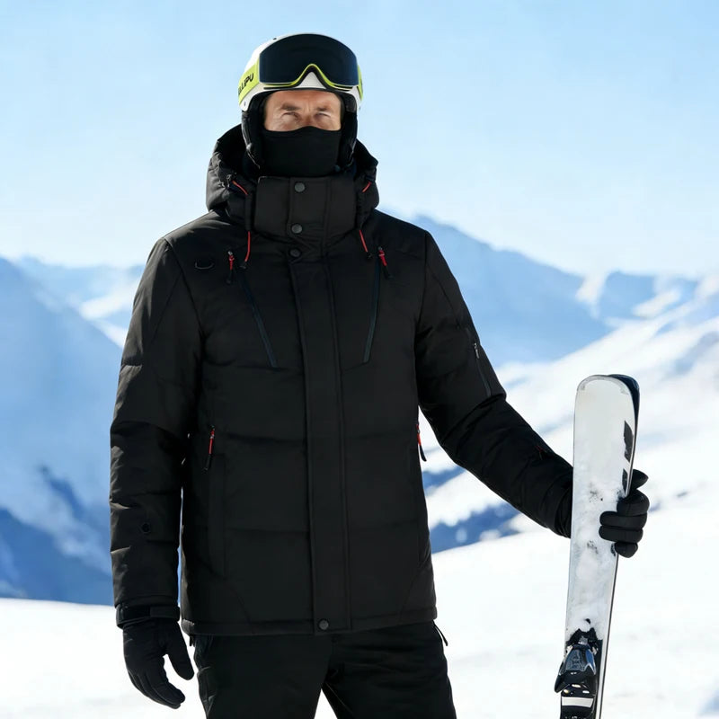 Winter Ski Suit Men Snow Parkas Warm Windproof Outdoor Sports Skiing Down Jackets and Pants Male Snowboard Wear Overalls